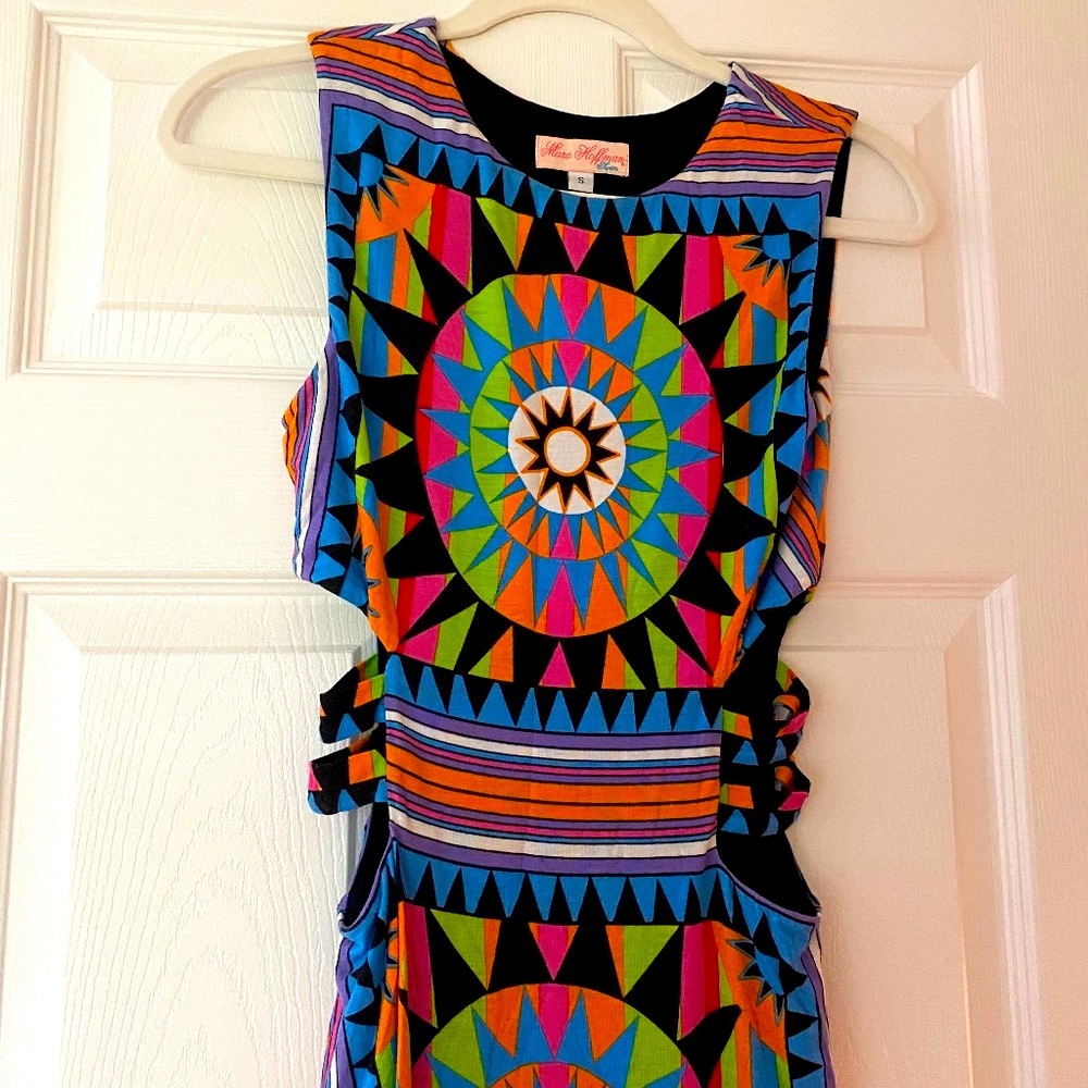 Mara Hoffman mini dress with cutouts